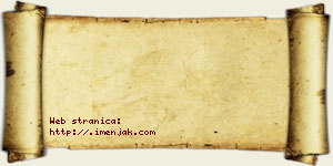 Tadija Pavin vizit kartica